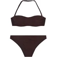 Emporio Armani Ew000787_af20241 Bandeau Bikini Marron M Femme