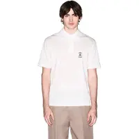 Armani Exchange pour homme. XM002209AF10364U0009 Polo régulier blanc (XXL), Casuel, Coton, Manche courte