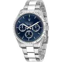 Maserati Montre à affichage analogique argent