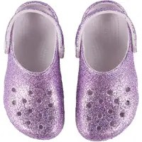 Crocs Sabots enfant Classic Chunky Glitter Clog K filles - Violet - 37 / 38