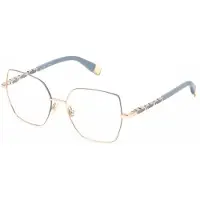 Furla Vfu835 54 Mm Woman Glasses Doré Femme