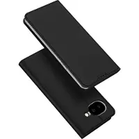 DUX Google Pixel 10a Wallet Cover Card Holder Stand - Black (Google Pixel 10a), Coque pour téléphone portable, Noir