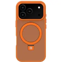 Evelatus Back panel cover Apple iPhone 17 Pro Shield Case With MagSafe & Stand Matte Orange (Apple iPhone 17 Pro), Coque pour téléphone portable, Orange