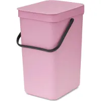 Brabantia Poubelle Sort & Go 12 l, rose lilas