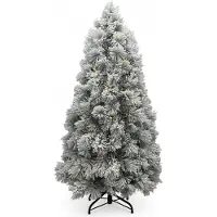 XMS-Trees Sapin de Noël artificiel avec neige et lumières 180 cm