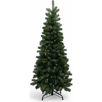 XMS-Trees Sapin de Noël artificiel Étroit 150 cm avec éclairage