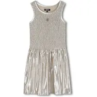 DKNY D62607 Sleeveless Dress Gris 10 Years Fille
