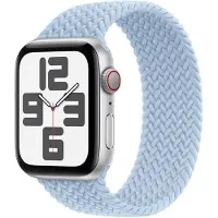 Apple Bracelet tressé pour Watch | 44/45/46/49 mm - Taille 6 - Bleu clair