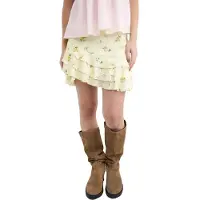 Balmohk 30000593 Set Flowers Short Skirt Jaune S Femme