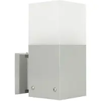 Mangel Applique d'extérieur 1xE27 argent IP44 SU-MA Cube CB-MAX K AL