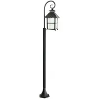 SU-MA Lanterne 146 cm lampe d'extérieur sur pied 1xE27 noire IP43 K 5002/1/Z