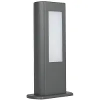 SU-MA Poteau d'extérieur 30 cm LED 8W gris foncé IP54 Evo GL15401