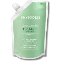 Phytodess Recharge de Shampooing au Thé Blanc - Soin Cheveux Balayés ou Colorés 500ml - Éclat, Protection et Préservation de la Couleur