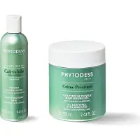 Phytodess Duo Soins Cheveux Sensibilisés - Shampooing au Calendula 250ml + Crème Précieuse 220ml - Soin Essentiel Revitalisant, Réparation et Protection Capillaire