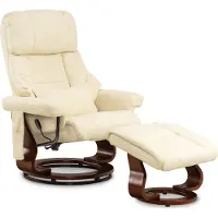 MCombo Fauteuil relax Fauteuil TV pivotant à 360° Fauteuil de massage avec repose-pieds 9068
