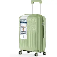 4FLY Valise à coque rigide Pixel PP 24 pouces – Taille L – Vert olive