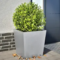 Prolenta Maison Exclusive - 2 bacs à plantes 50 x 50 x 50 cm en acier galvanisé