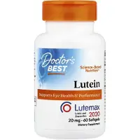Doctors Best Lutéine avec Lutemax, 20mg - 60 softgels