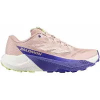 Salomon - Chaussures de trail - Pulsar W Shadow Gray/Deep B/Buttrf - Taille 38 2/3 - Rose