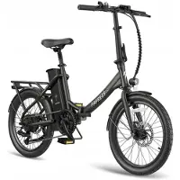 ENGWE Vélo Électrique - - P26 - 250w - 55-100km - Shimano 7 Vitesses - Gris