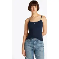 Tommy Hilfiger Essential Strap Sleeveless T-shirt Bleu XS Femme