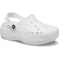 Crocs Sabots plateforme baya femmes - Blanc