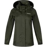 Respect - Veste imperméable pour femmes, pliable MN790 (46 DE) (vert kaki)