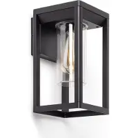 LEDKIA Applique Murale Extérieure Aluminium Ankari Noir