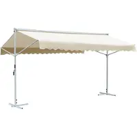 Syfax Auvent sur pied 600 x 300 cm Crème