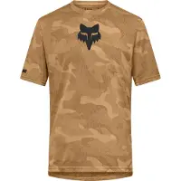 FOX Racing Hommes, Maillot de cyclisme, Ranger Tru Dri SS Jersey (M), Orange, Beige, M