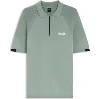 BOSS pour homme. 50575861 Polo Perform Max vert (M), Casuel, Sport, Polyester, Manche courte
