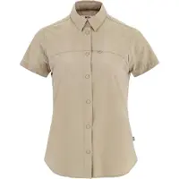 Fjällräven High Coast Lite Short Sleeve Shirt Beige L Femme