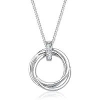 Elli DIAMONDS Chaîne 'Kreis' argent
