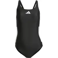 Adidas Maillot de bain sport '3-Stripes C-Back' noir / blanc