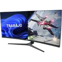 Iggual IGG319543, 86,4 cm (34"), 3440 x 1440 px, Wide Quad HD, LED, 1 ms, Noir