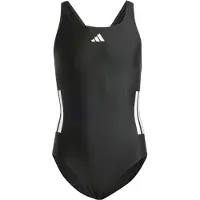 Adidas 3 Stripes C Back Swimsuit Noir 14-15 Years Fille