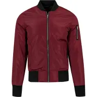 Urban Classics Veste mi-saison bleu marine / bordeaux