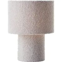 Brilliant Lampe de table grise Teddy Ø 23 cm