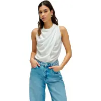 Salsa Jeans 21012119 Sleeveless Top Blanc M Femme