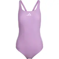 Adidas 3 Stripes C-back Swimsuit Violet,Rose 40 Femme
