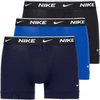 Nike Nq00ke1284 Trunk Boxers 3 Units Bleu,Noir XL Homme