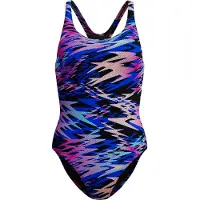 Speedo Maillot de bain Hyperboom Allover Print Medalist Femme