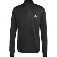 Adidas Workout Essentials All-set 3 Stripes Knit Full Zip Sweatshirt Noir XL Homme