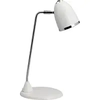 MAUL Lampe de table MAULstarlet E27 LED 3.000 K Pied blanc