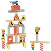 Vilac Jeu d'équilibre Chantier de construction