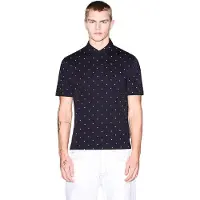 Armani Exchange pour homme. XM000735AF10356FB434 Polo imprimé marine (XL), Casuel, Coton, Manche courte