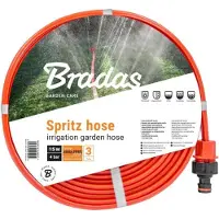 Bradas Tuyau d'arrosage 15m, orange TUYAU SPRITZ BR-WSH15