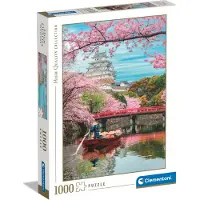Clementoni Puzzle 1000 HQ Château de Himeji au printemps