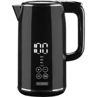 Bourgini Bouilloire numérique Cool Touch - 1.7L - Noir