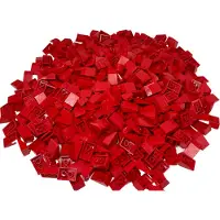LEGO 3x2 Tuiles Rouge pour toit - 3298 NOUVEAU Quantité 500x